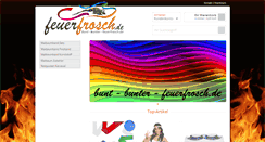 Desktop Screenshot of feuerfrosch.de